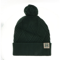 Image of Logo Pom-Pom Beanie -  darkgreen